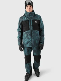 Best Brunotti Andros-Gradient Heren Skibroek | Fuel Green Black,CamouflageenGreenGreen