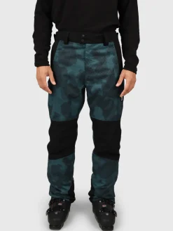 Best Brunotti Andros-Gradient Heren Skibroek | Fuel Green Black,CamouflageenGreenGreen