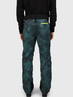 Best Brunotti Andros-Gradient Heren Skibroek | Fuel Green Black,CamouflageenGreenGreen