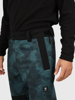 Best Brunotti Andros-Gradient Heren Skibroek | Fuel Green Black,CamouflageenGreenGreen