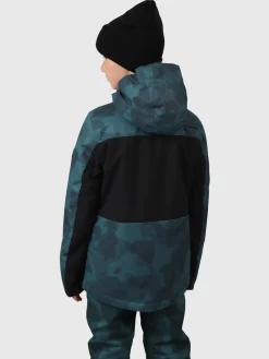 Clearance Brunotti Aratiny-Gradient Jongens Ski Jas | Fuel Green