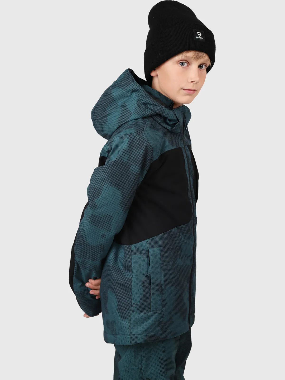 Clearance Brunotti Aratiny-Gradient Jongens Ski Jas | Fuel Green