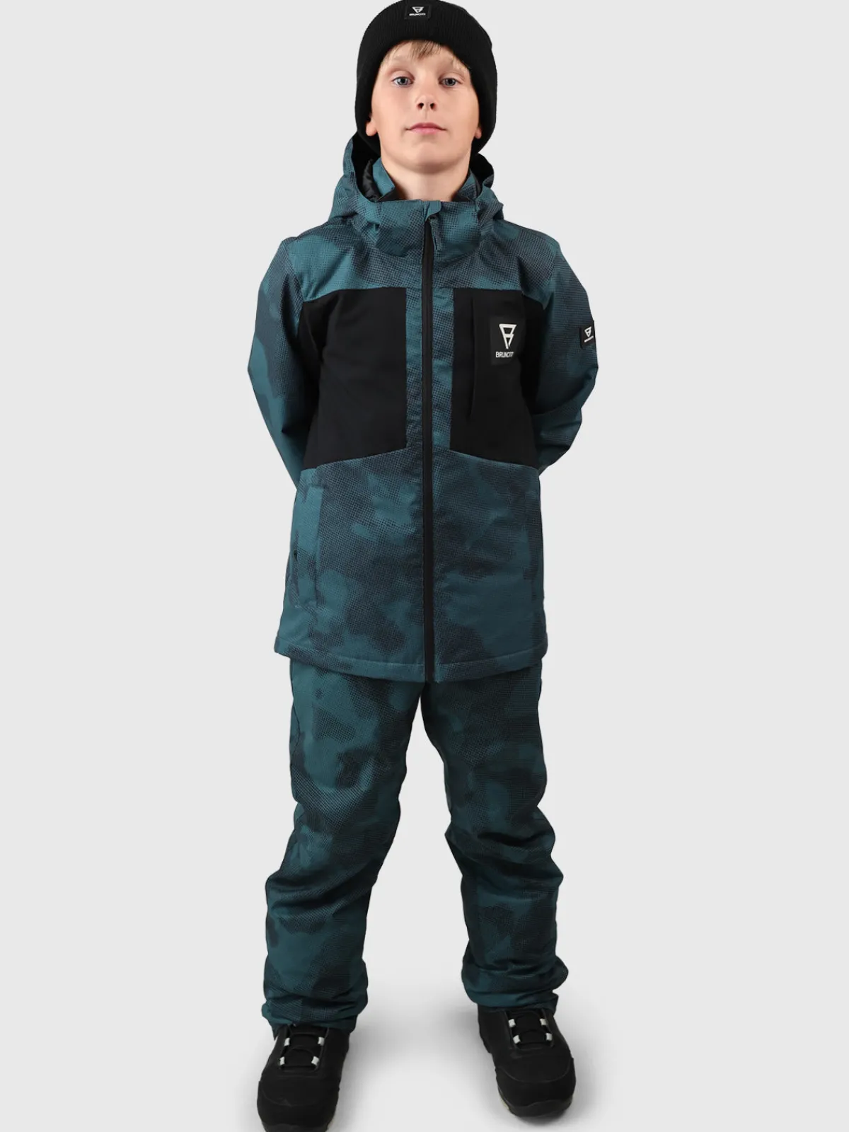 Clearance Brunotti Aratiny-Gradient Jongens Ski Jas | Fuel Green