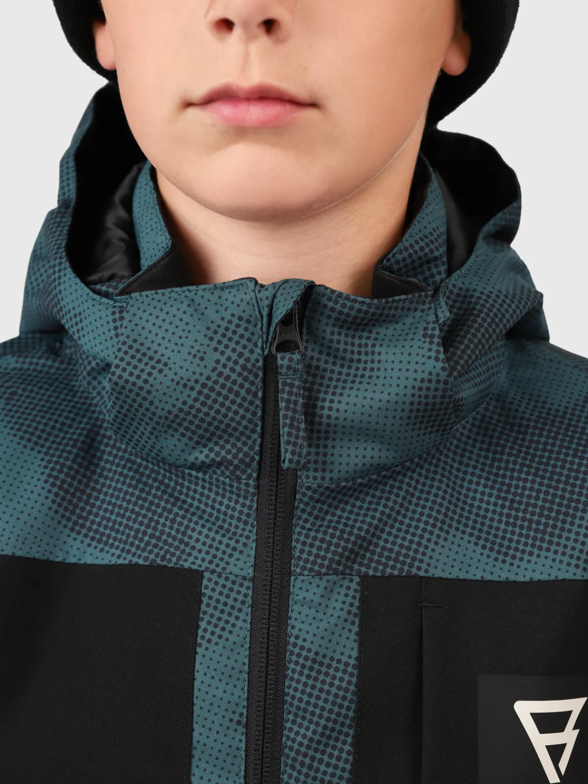 Clearance Brunotti Aratiny-Gradient Jongens Ski Jas | Fuel Green