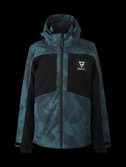 Clearance Brunotti Aratiny-Gradient Jongens Ski Jas | Fuel Green