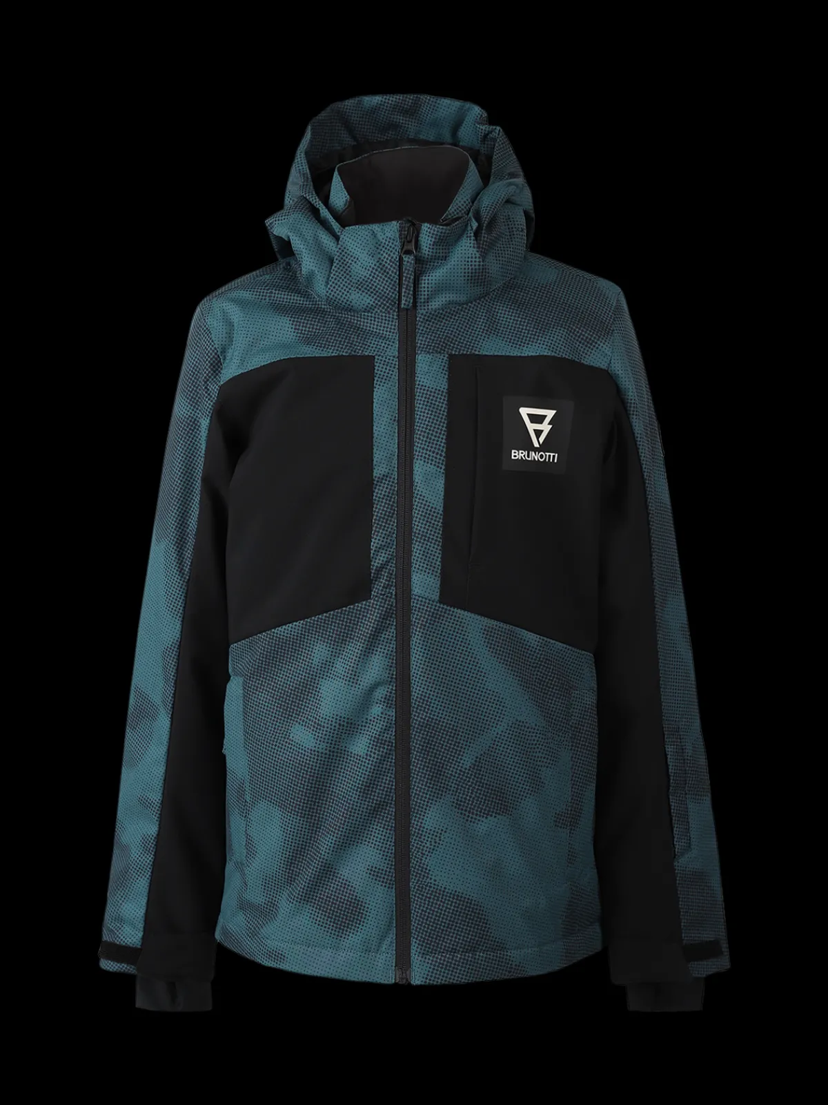 Clearance Brunotti Aratiny-Gradient Jongens Ski Jas | Fuel Green