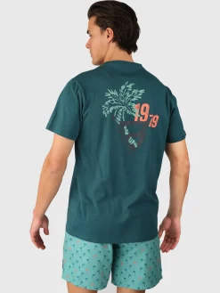 New Brunotti Archi Heren T-shirt | Fuel Green FuelGreen