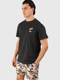New Brunotti Archi Heren T-shirt | Pirate Black PirateBlack