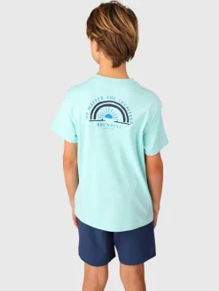 Hot Brunotti Archian Boys T-shirt | Aruba Blue ArubaBlue