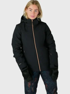 Outlet Brunotti Aries-N Dames Softshell Jas | Zwart