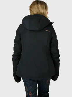 Outlet Brunotti Aries-N Dames Softshell Jas | Zwart