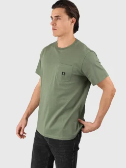 Outlet Brunotti Axle-N Heren T-shirt | Groen