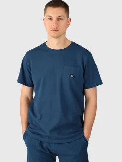 Discount Brunotti Axle-Pique Heren T-shirt | Night Blue NightBlue