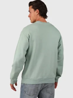 Fashion Brunotti Beachwash Men Sweater | Bottle Green BottleGreen