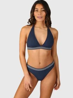 New Brunotti Bell-Rib Dames Bikini Halter Top | Indigo Blue