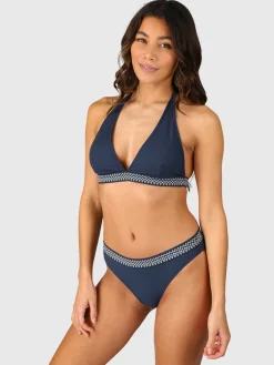 New Brunotti Bell-Rib Dames Bikini Halter Top | Indigo Blue
