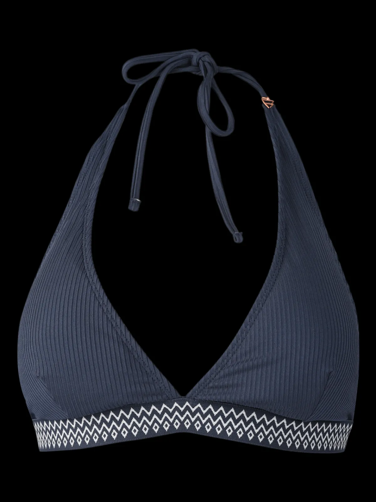 New Brunotti Bell-Rib Dames Bikini Halter Top | Indigo Blue