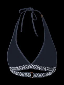 New Brunotti Bell-Rib Dames Bikini Halter Top | Indigo Blue