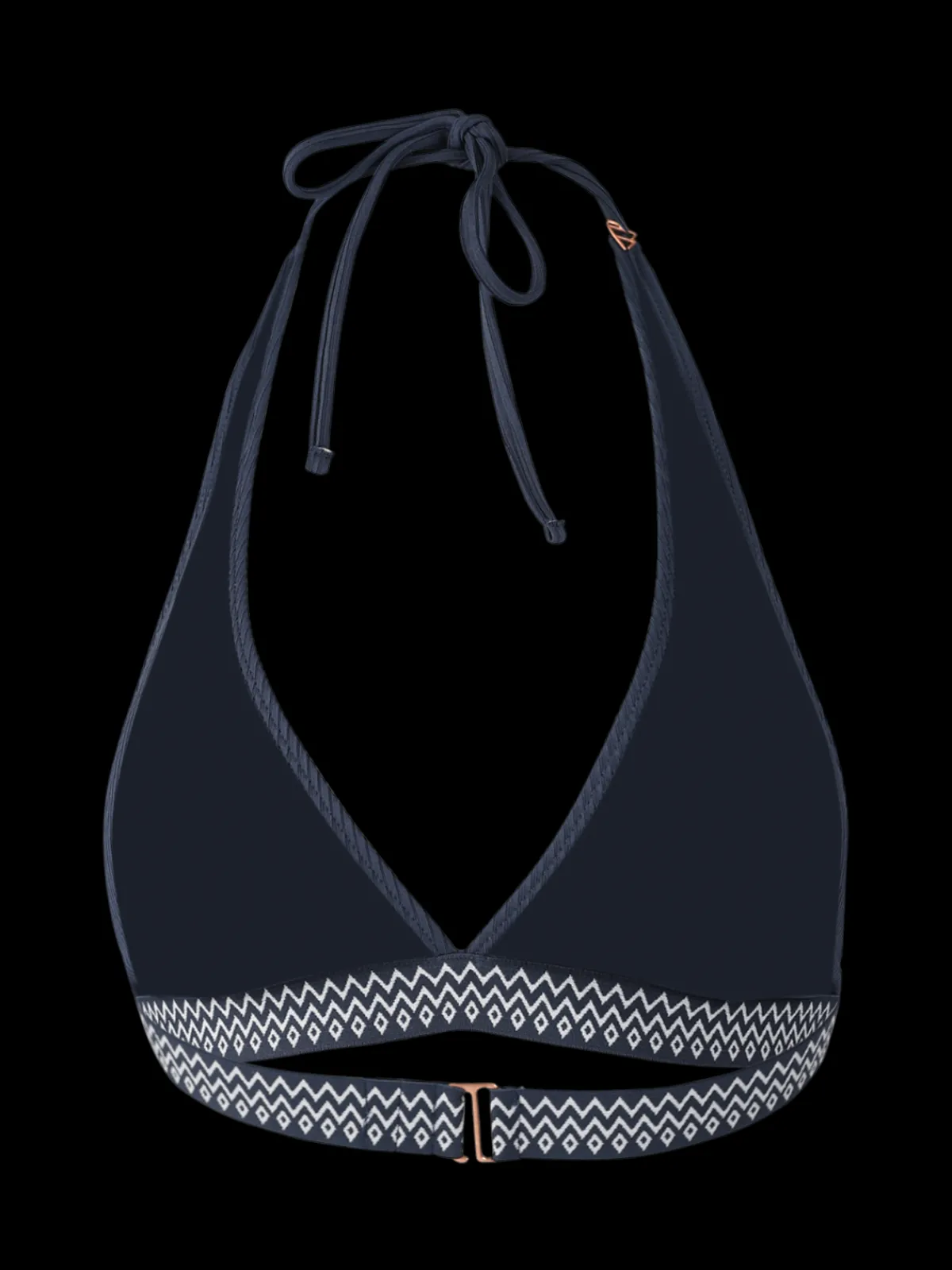 New Brunotti Bell-Rib Dames Bikini Halter Top | Indigo Blue