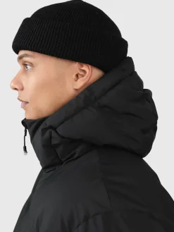 Discount Brunotti Bigmain Heren Lange Puffer Jas | Zwart Black