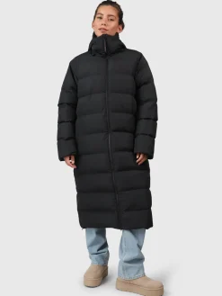 Sale Brunotti Bigsur Dames Lange Puffer Jas | Zwart