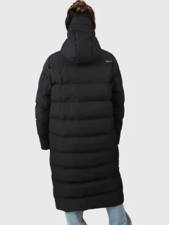 Sale Brunotti Bigsur Dames Lange Puffer Jas | Zwart