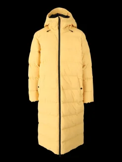 New Brunotti Bigsur Dames Lange Puffer Jas | Geel