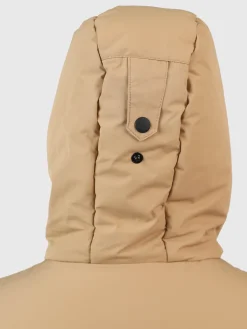 Sale Brunotti Bigsur Dames Lange Puffer Jas | Desert Beige