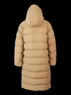 Sale Brunotti Bigsur Dames Lange Puffer Jas | Desert Beige