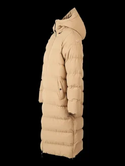Sale Brunotti Bigsur Dames Lange Puffer Jas | Desert Beige