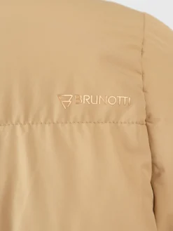 Sale Brunotti Bigsur Dames Lange Puffer Jas | Desert Beige