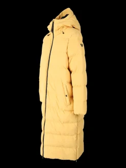 New Brunotti Bigsur Dames Lange Puffer Jas | Geel