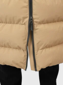 Sale Brunotti Bigsur Dames Lange Puffer Jas | Desert Beige