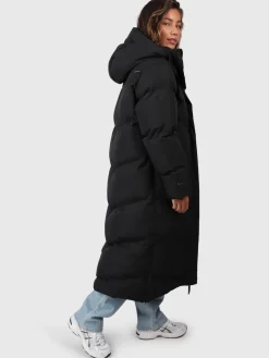 Clearance Brunotti Bigsury Dames Lange Puffer Jas | Zwart