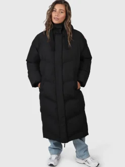 Clearance Brunotti Bigsury Dames Lange Puffer Jas | Zwart