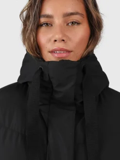 Clearance Brunotti Bigsury Dames Lange Puffer Jas | Zwart