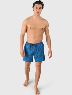 Outlet Brunotti Bru-conic-Reflection Men Swim Shorts | Night Blue NightBlue