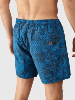 Outlet Brunotti Bru-conic-Reflection Men Swim Shorts | Night Blue NightBlue