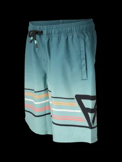 Outlet Brunotti Bru-conicy-Gradient Stripe Boys Swim Shorts | Bottle Green BottleGreen