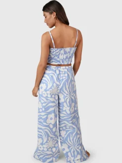 Best Brunotti Catalin-Swirl Dames Broek | Bluebell FloralSwirlBluebell