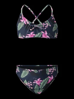 Fashion Brunotti Ceralia-Tropicana Meisjes Bralette Bikini | Indigo Blue