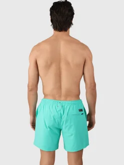Outlet Brunotti Cester Heren Zwemshorts | Caribbean Green CaribbeanGreen