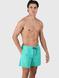 Outlet Brunotti Cester Heren Zwemshorts | Caribbean Green CaribbeanGreen