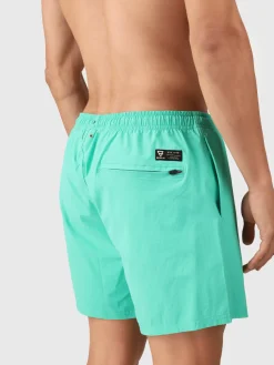 Outlet Brunotti Cester Heren Zwemshorts | Caribbean Green CaribbeanGreen