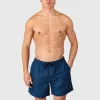 Outlet Brunotti Cester-Mini Men Swim Shorts | Mini Palm Aqua Night Blue