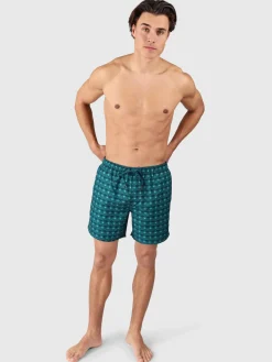 Best Brunotti Cester-Mini Men Swim Shorts | Memories Of The Sun Fuel Green