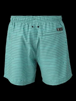 Fashion Brunotti Cester-Stripe Heren Zwemshort | Bottle Green BottleGreen