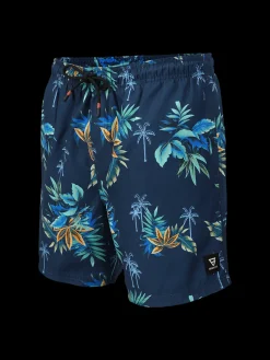 Hot Brunotti Cester-Tropicana Heren Zwemshort | Night Blue NightBlue
