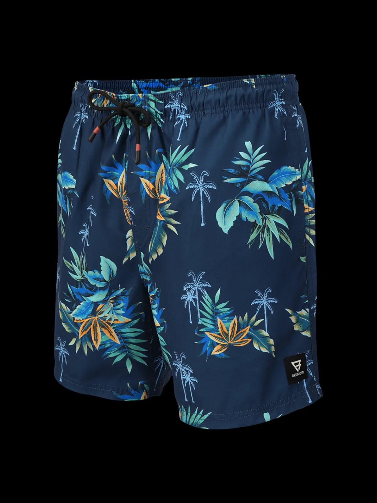 Hot Brunotti Cester-Tropicana Heren Zwemshort | Night Blue NightBlue