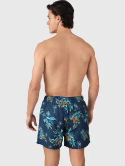 Hot Brunotti Cester-Tropicana Heren Zwemshort | Night Blue NightBlue